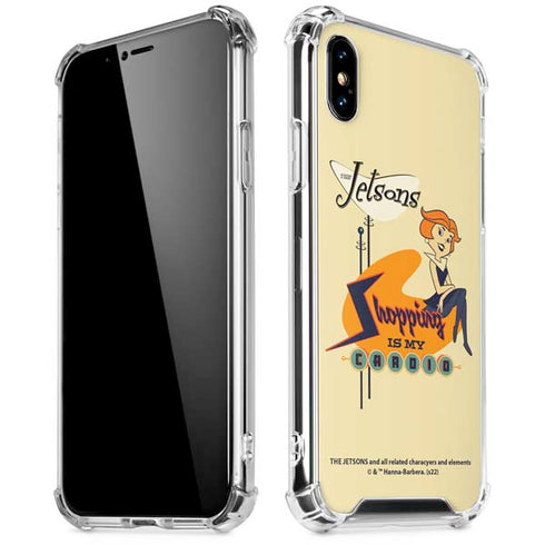 The Jetsons Shopping Is My Cardio iPhone X/XS Clear Case