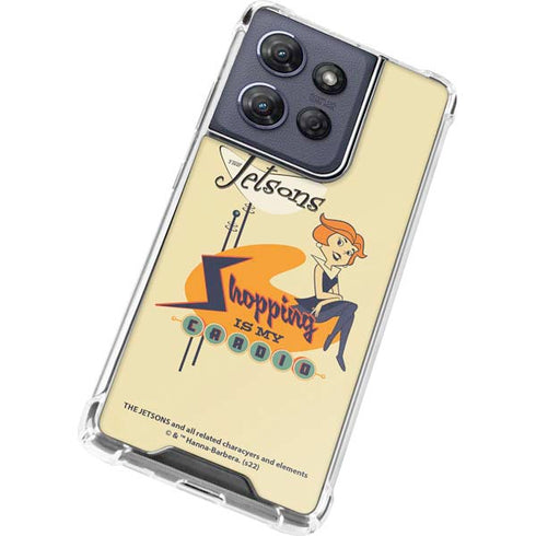 The Jetsons Shopping Is My Cardio Moto G Play 5G (2025) Clear Case
