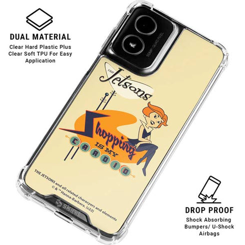 The Jetsons Shopping Is My Cardio Moto G Power 5G (2024) Clear Case