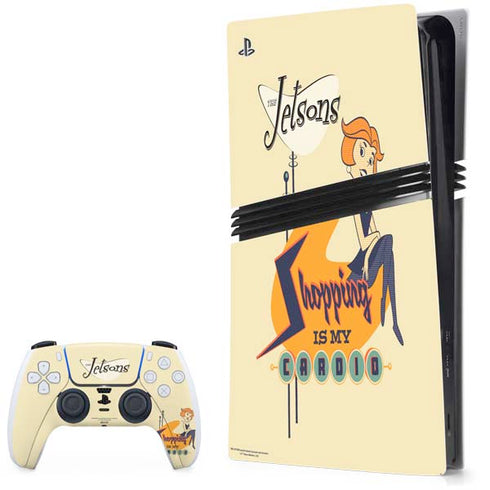 The Jetsons Shopping Is My Cardio PS5 Pro Bundle Skin