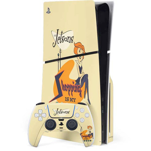 The Jetsons Shopping Is My Cardio PlayStation PS5 Skins