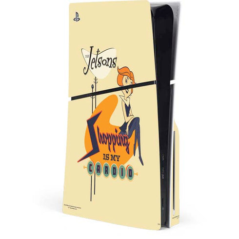 The Jetsons Shopping Is My Cardio PlayStation PS5 Skins