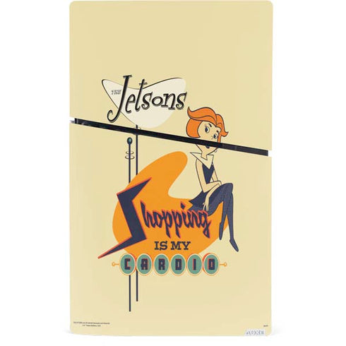 The Jetsons Shopping Is My Cardio PS5 Slim Digital Edition Console Skin