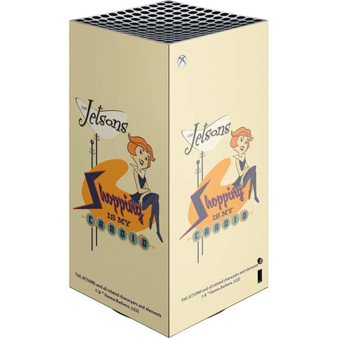 The Jetsons Shopping Is My Cardio XBox Series X Digital Edition Console Skin