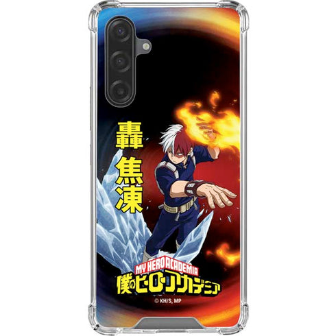 My Hero Academia Shoto Todoroki Season 4 Galaxy A17 Clear Case