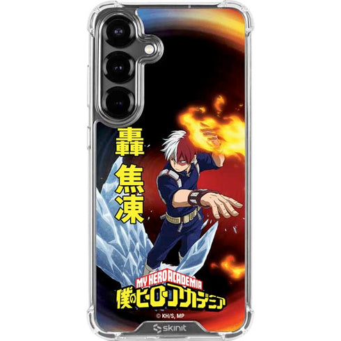 My Hero Academia Shoto Todoroki Season 4 Galaxy S26 Clear Case