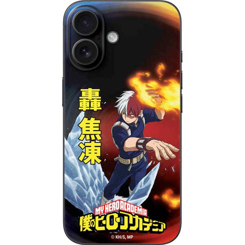 My Hero Academia Shoto Todoroki Season 4 iPhone 16 Skin