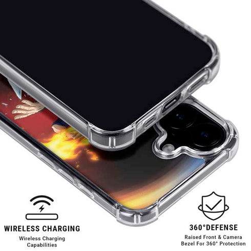 My Hero Academia Shoto Todoroki Season 4 iPhone 17 Clear Case