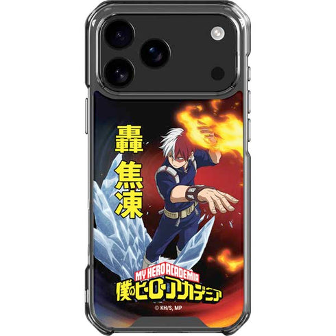 My Hero Academia Shoto Todoroki Season 4 iPhone 18 Pro Max Clear Case