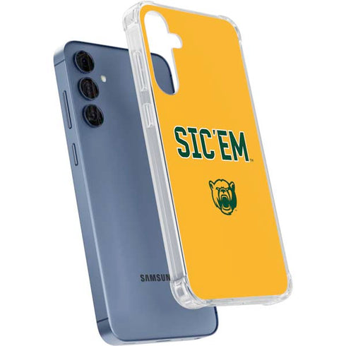 Baylor University Sic Em Galaxy A55 5G Clear Case