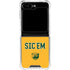 Baylor University Sic Em Galaxy Z Flip6 Clear Case