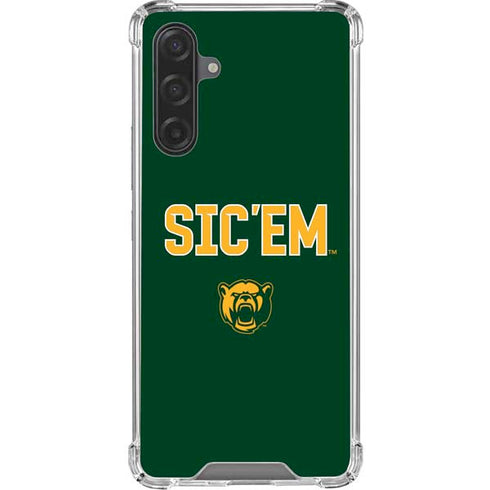 Baylor University Sic Em Green Galaxy A17 Clear Case