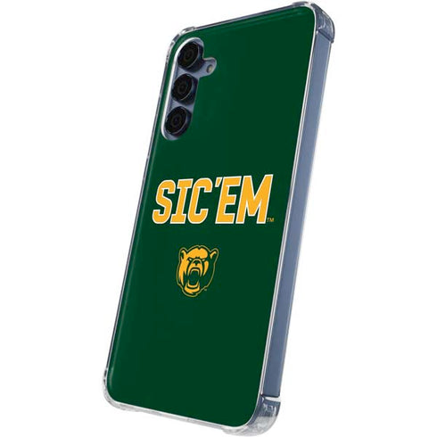 Baylor University Sic Em Green Galaxy A55 5G Clear Case