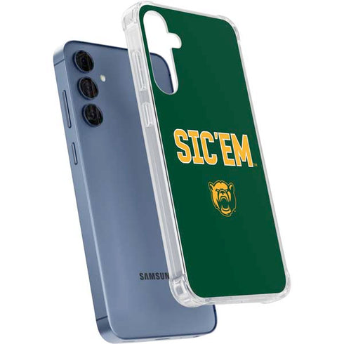 Baylor University Sic Em Green Galaxy A55 5G Clear Case