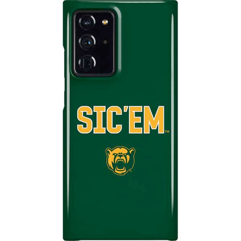 Baylor University Sic Em Green Galaxy Cases