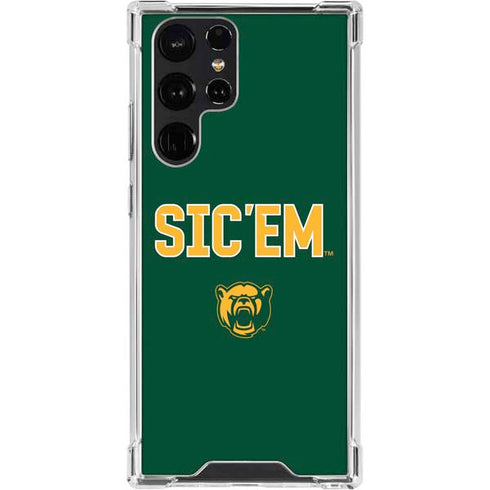 Baylor University Sic Em Green Galaxy S23 Ultra Clear Case