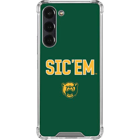 Baylor University Sic Em Green Galaxy S24 FE Clear Case