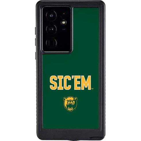 Baylor University Sic Em Green Galaxy S24 Ultra Waterproof Case