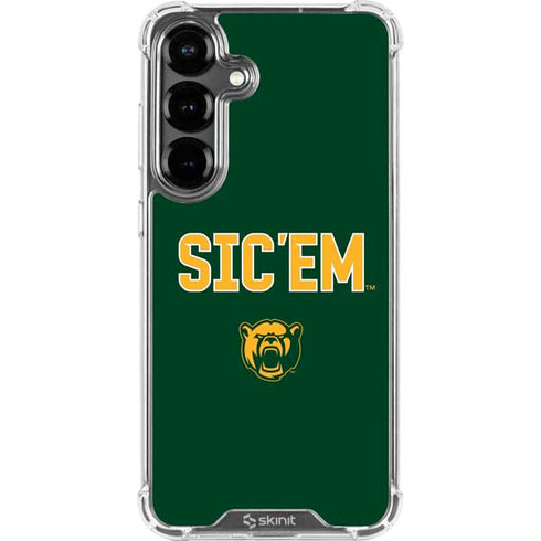 Baylor University Sic Em Green Galaxy S26 Plus Clear Case
