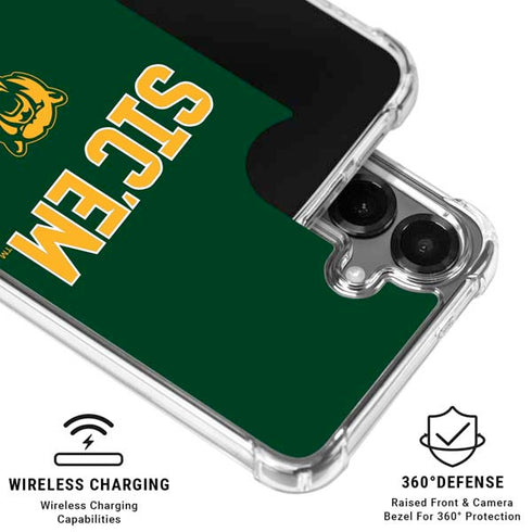 Baylor University Sic Em Green Galaxy S26 Plus Clear Case