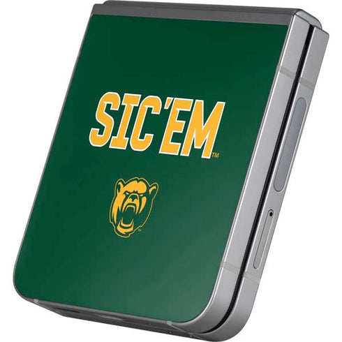 Baylor University Sic Em Green Galaxy Z Flip6 Skin