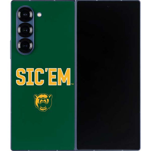 Baylor University Sic Em Green Galaxy Z Fold6 Skin