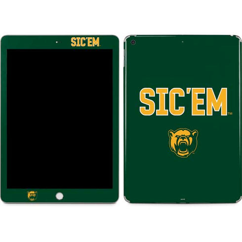 Baylor University Sic Em Green Apple iPad Skin