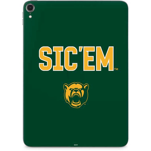 Baylor University Sic Em Green Apple iPad Pro Skin