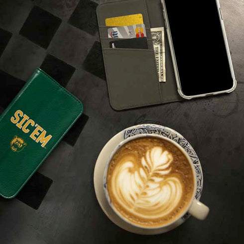 Baylor University Sic Em Green iPhone 15 Folio Case