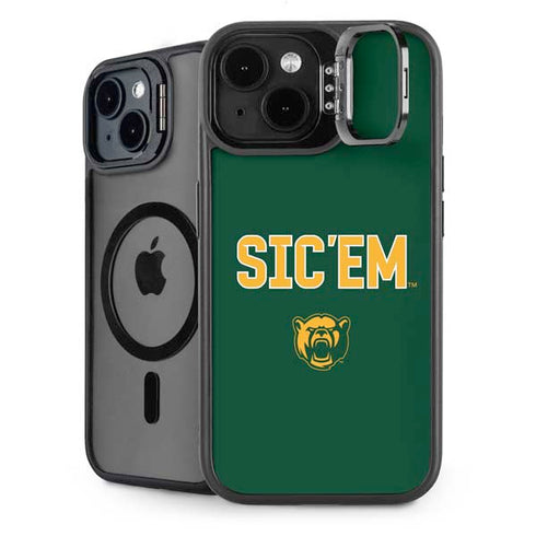 Baylor University Sic Em Green iPhone 15 Kickstand Case