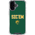 Baylor University Sic Em Green iPhone 16 Clear Case