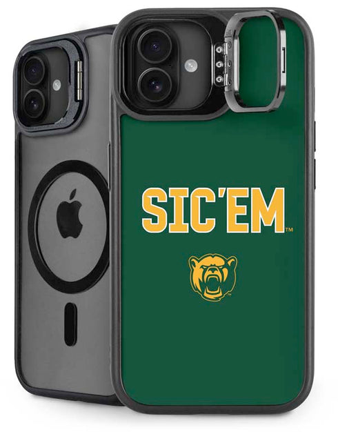 Baylor University Sic Em Green iPhone 16 Plus Kickstand Case