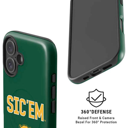 Baylor University Sic Em Green iPhone 16 Plus Magsafe Impact Case