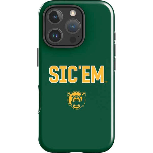 Baylor University Sic Em Green iPhone 16 Pro Max Impact Case