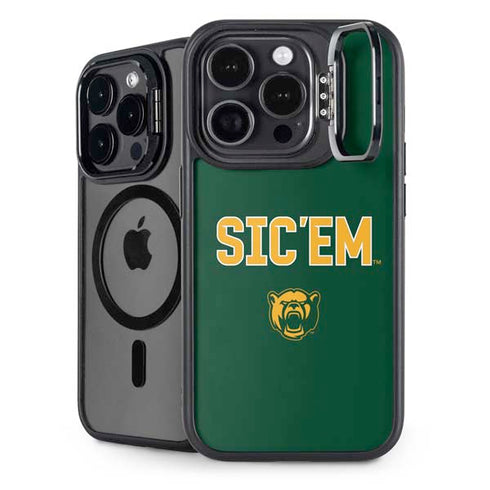 Baylor University Sic Em Green iPhone 16 Pro Max Kickstand Case