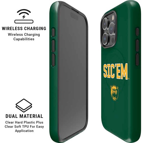 Baylor University Sic Em Green iPhone 16 Pro Max Magsafe Impact Case