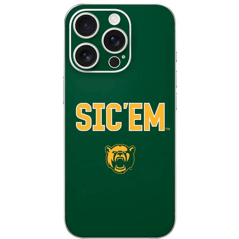 Baylor University Sic Em Green iPhone 16 Pro Skin