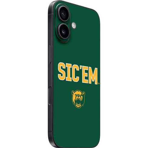 Baylor University Sic Em Green iPhone 16 Skin