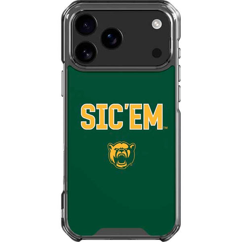 Baylor University Sic Em Green iPhone 18 Pro Max Clear Case