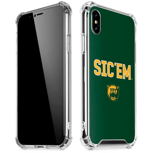 Baylor University Sic Em Green iPhone X/XS Clear Case