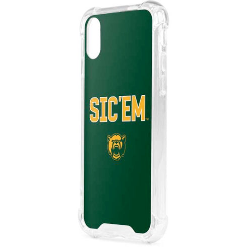 Baylor University Sic Em Green iPhone XS Clear Case