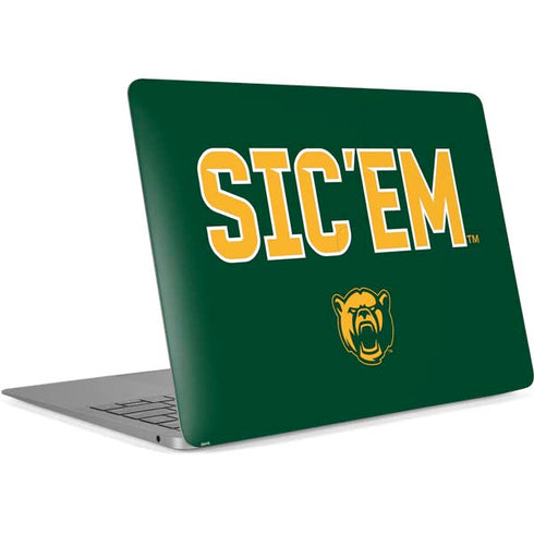 Baylor University Sic Em Green Apple MacBook Air Skin