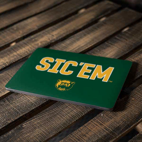 Baylor University Sic Em Green Apple MacBook Air Skin