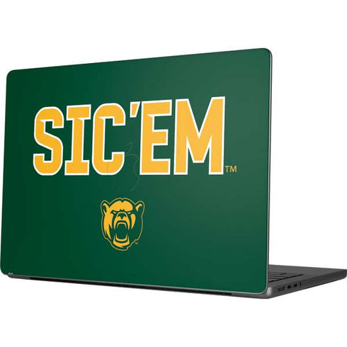 Baylor University Sic Em Green Apple MacBook Pro 14-inch Skin