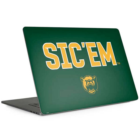Baylor University Sic Em Green MacBook Skins