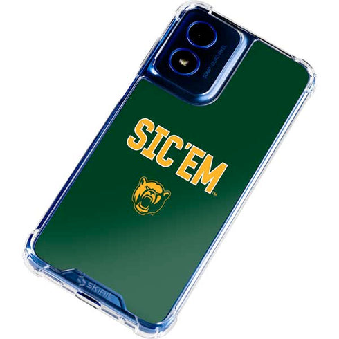 Baylor University Sic Em Green Moto G Play 4G (2024) Clear Case