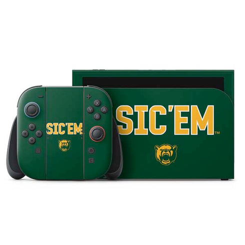 Baylor University Sic Em Green Nintendo Skins