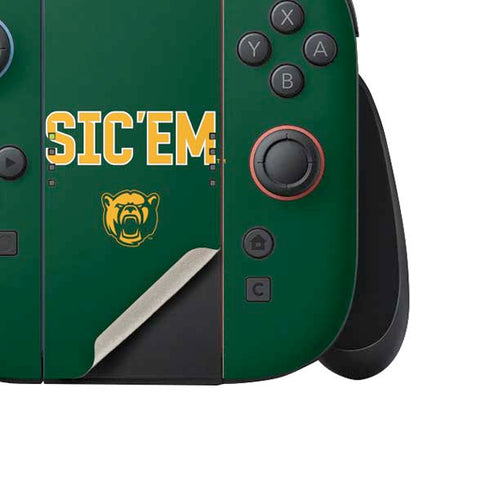 Baylor University Sic Em Green Nintendo Switch 2 (2025) Joy-Con Controller Skin
