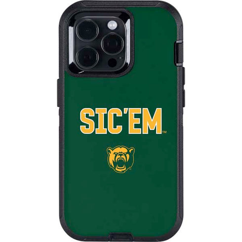Baylor University Sic Em Green Otterbox Defender iPhone Skin