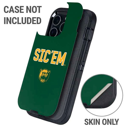 Baylor University Sic Em Green Otterbox Defender iPhone Skin